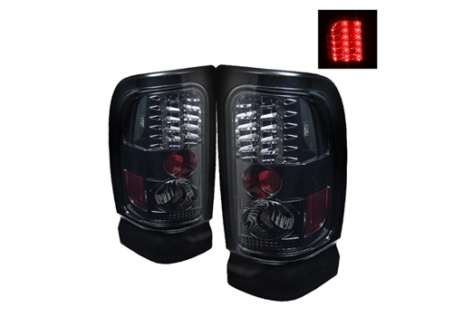 Spyder Smoke LED Tail Light Set 94-02 Dodge Ram